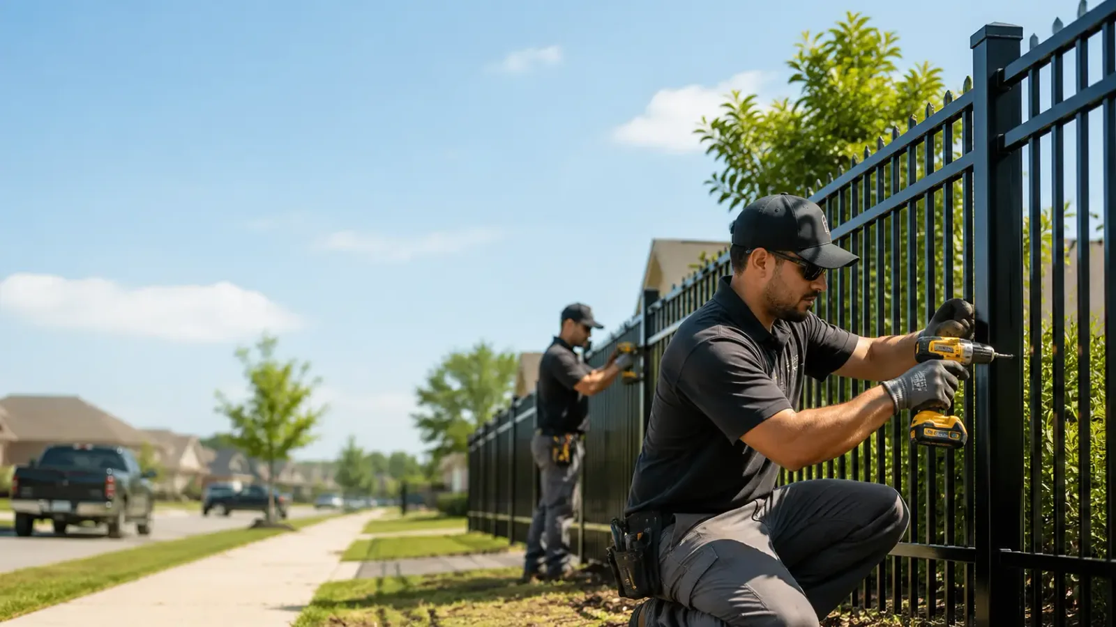 Metal Fence Installation in Eagle Lake, TX